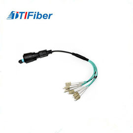 Colorful Multimode Patch Cable OM3 Multimode 4G/5G MPO To LC For Telecommunication
