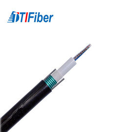 8 Fiber Count Fiber Optic Wire Cable Black Outdoor Aerial GYXTW Singlemode