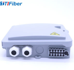 Wall Mounted Fiber Optic Distribution Box 1X16 With SC Adapter Splitter / Pigtails