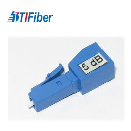 Singlemode Fixed Optical Attenuator Simplex LC Male To LC Female 5dB Lan Application