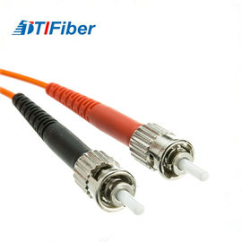 Duplex Multimode Fiber Patch Cord , 62.5/125 ST/ST Fiber Optical Cable Durable