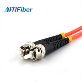 ST To ST Fiber Optic Patch Cord Multimode Duplex 1m 3.28ft 50/125um OM2 Multi Colors