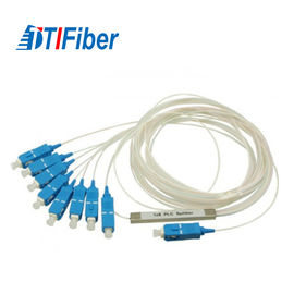 SC Connector Singlemode Optical Cord Splitter PLC For Optical Signal Distribution