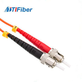 Durable Fiber Optic Patch Cables ST-ST-MM-OM3 Simplex Duplex 1~144 Multi Fibers