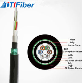 Double PE Jacket Fiber Optic Cable Armoured Direct Buried Outdoor Lead GYFTA53