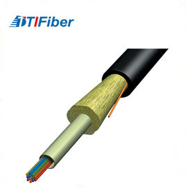 Customized Length Fiber Optic Drop Cable , Fiber Optic Armored Cable Adss 24 Core