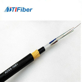 Double Sheath Fiber Optic Cable 24 Core Aerial ADSS All Dielectric Self Customized Length
