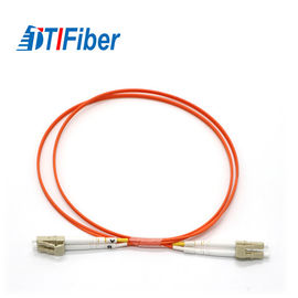 Low Insertion Loss Multimode Fiber Optic Patch Cables MM 62.5 OM1 LC To LC Type