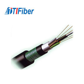Armored Fiber Optic Ethernet Cable GYTA53 4 8 12 24 48 96 Core Stranded Loose Tube