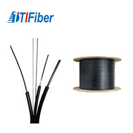 Flat Bow Type Ftth Fiber Optic Cable G652d G657A LSZH 4 Core Copper CCA CCS Conductor