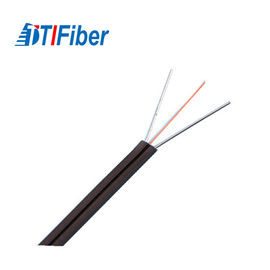 2 Core Fiber Optic Network Cable TTI LSZH Jacket Self Supporting Outdoor FTTH