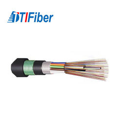 GYTA53 Fiber Optic Cord Doubel Sheath Armoured Flame Retardant Direct Buried Cable