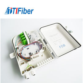 IP66 FTTH 16 Port Optical Fiber Distribution Box 8-24 Cores With SC/APC Adapter