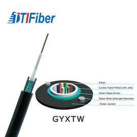 GYXTW Fiber Optic Cable Single Mode Armoured 2 / 4 / 6 / 12 Core 3 Year Warranty