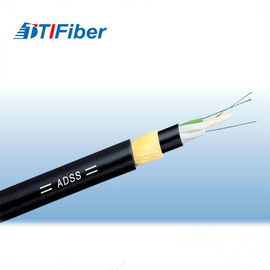 All - Dieletric Fiber Optic Cable 24 Core Single Mode ADSS PVC LSZH PE Jacket