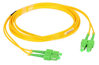 CATV Network SC / APC Fiber Optical Patch Cord With G657A Fiber