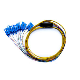 0.9mm Cable Diameter SC Bundle Fiber Optic Pigtail with LSZH Jacket