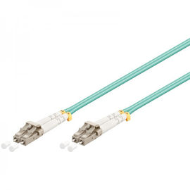 Aqua SC OM3 Fiber Pigtail , 0.9mm / 2.0mm / 3.0mm Cable Diameter