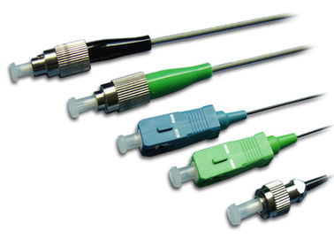 Black FTTH simplex ST Fiber Optic Connector with Ferrule , PC / UPC