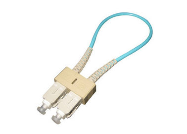 SC UPC APC Fiber Loopback for network components testing , customized