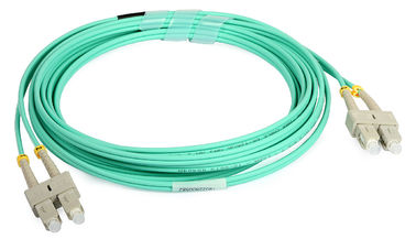 SC / FC / LC Multimode Duplex Fiber Patch Cord with Orange color cable