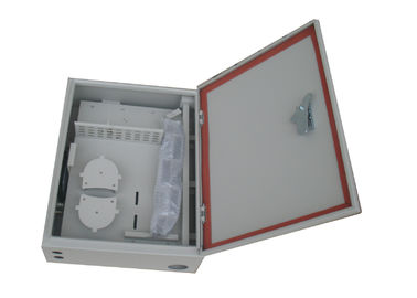 16 FTTH drops Fiber Optic Distribution Box , Wall mounted PLC Splitter Distribution Box