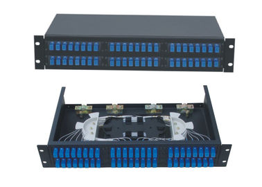 12 port SC Fiber Optic Terminal Box with 2U Rack Mounted Structure