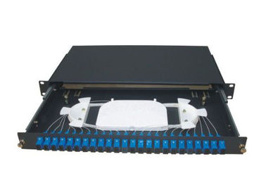 12 port LC Duplex Fiber Terminal Box for FC / SC / ST / LC Adapter