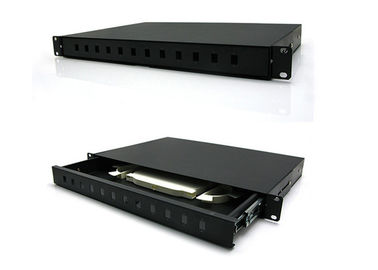 ODF 24 Core Fiber Sliding Type Optical Fiber Termination Box  For Rack Mount