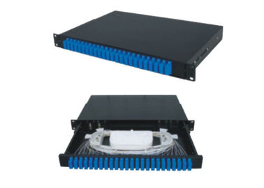 ODF 24 Core Fiber Sliding Type Optical Fiber Termination Box  For Rack Mount