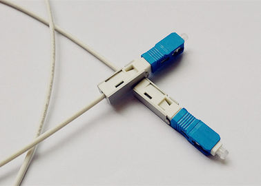 Indoor FTTH / FTTX PVC LSZH Fiber Patch Cord with Drop Cable