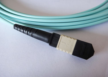 OM3 / OM4 MPO Fiber Optic Patch Cord for Active Device Termination