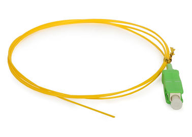Optical access network SC APC Simplex Fiber Pigtail with SM Yellow Fiber Optic Cable