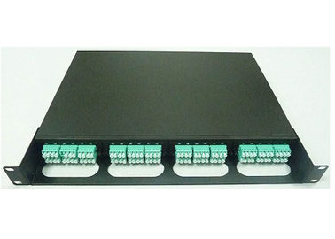 19inch Rack Mounted MPO Patch Panel , 3pcs MPO Casstte Module