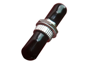 ST Simplex Optical Fiber Adaptor Singlemode / Multimode with Red Yellow Black Cap