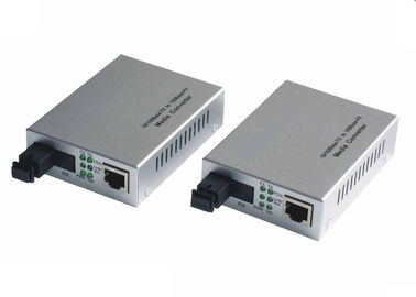 10 / 100M fiber optic ethernet converter , single mode media converter