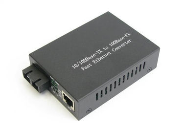 10 / 100M fiber optic ethernet converter , single mode media converter