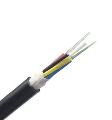 ADSS Fiber Optic Cable 24-144core FRP Central Strength Member Single Mode