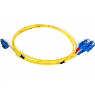 10M 2.0mm SC UPC Fibre Optic Patch Cable G657A1 LSZH Yellow