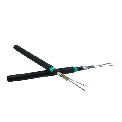 Outdoor Optical Fiber Cables Supplier 12 Core Direct Buried Armored Fiber Optic Cable GYTA53