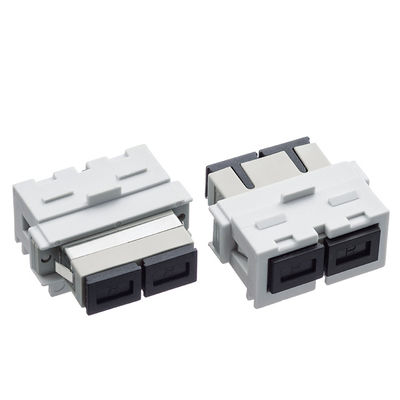 Optical Fiber Adapter Optic Adapter LC/APC Single Mode Duplex Coupler Coupling Adapter Connector