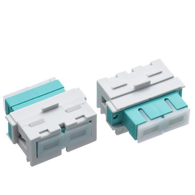 Optical Fiber Adapter Optic Adapter LC/APC Single Mode Duplex Coupler Coupling Adapter Connector