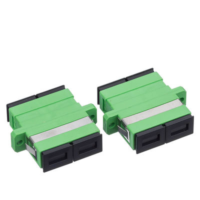 Optical Fiber Adapter Optic Adapter LC/APC Single Mode Duplex Coupler Coupling Adapter Connector