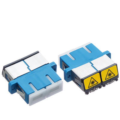 Optical Fiber Adapter Optic Adapter LC/APC Single Mode Duplex Coupler Coupling Adapter Connector