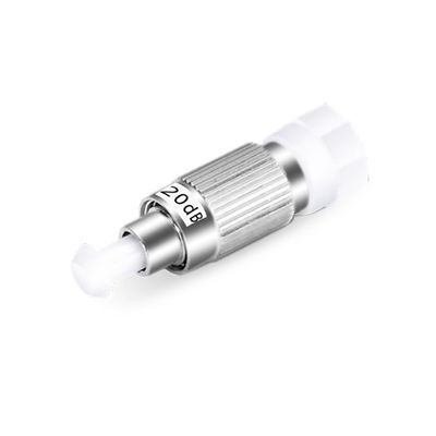 Lc Sc Fc St Mu Upc Apc Fixed Flanged Fiber Optic Attenuator Male-Female 1~25db Sm Mm