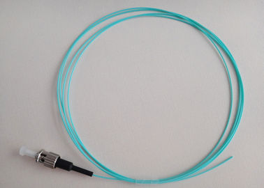 Aqua Fiber Optic Pigtail for OM3 / OM4 Fiber Optic Cable Lead