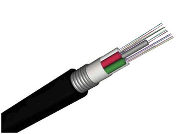 PE Jacket GYTA optical fiber cable with Steel Central Strength Member