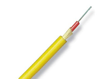 Simplex Indoor Fiber Optic Cable for Telecommunication Network , Yellow