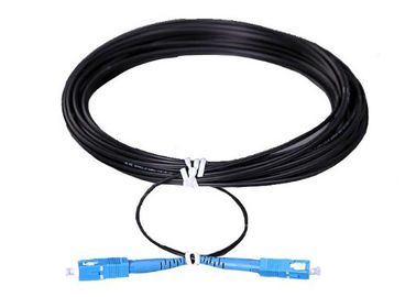 Indoor FTTH / FTTX PVC LSZH Fiber Patch Cord with Drop Cable