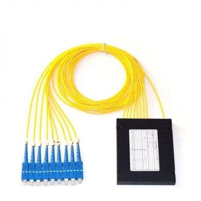ABS PLC Optical Splitter SC APC SC UPC Fiber Optic PLC Splitter 1x8 1x32 1x16 1x64